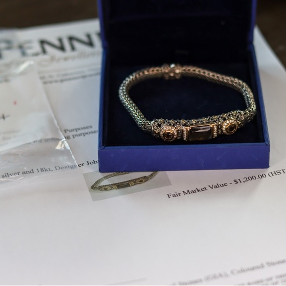 John Hardy Retired Quartz and Diamond Bracelet - Picture 4 of 4